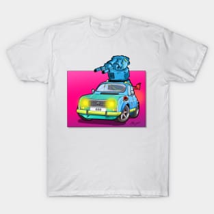 2D vintage car T-Shirt